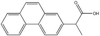 α-Methyl-2-phenanthreneacetic acid Struktur