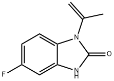 2H-Benzimidazol-2-one,5-fluoro-1,3-dihydro-1-(1-methylethenyl)-(9CI) Struktur