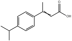 2-Butenoicacid,3-[4-(1-methylethyl)phenyl]-(9CI) Struktur