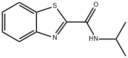 2-Benzothiazolecarboxamide,N-(1-methylethyl)-(9CI) Struktur