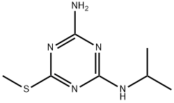 N2-(1-Methylethyl)-6-(Methylthio)-1,3,5-triazine-2,4-diaMine (GS 11354) Struktur