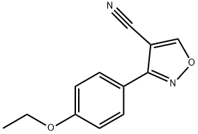 4-Isoxazolecarbonitrile,3-(4-ethoxyphenyl)-(9CI) Struktur