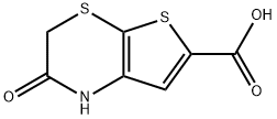 2-oxo-2,3-dihydro-1H-thieno[2,3-b][1,4]thiazine-6-carboxylic acid Struktur