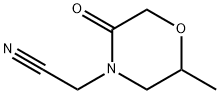 4-Morpholineacetonitrile,2-methyl-5-oxo-(9CI) Struktur