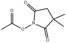 2,5-Pyrrolidinedione,1-(acetyloxy)-3,3-dimethyl-(9CI) Struktur