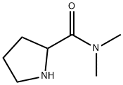 2-Pyrrolidinecarboxamide,N,N-dimethyl-(9CI) Struktur