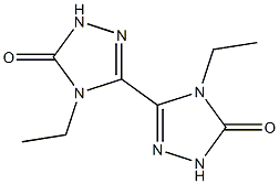 [3,3-Bi-1H-1,2,4-triazole]-5,5(4H,4H)-dione,4,4-diethyl-(9CI) Struktur