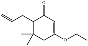 2-Cyclohexen-1-one,3-ethoxy-5,5-dimethyl-6-(2-propenyl)-(9CI) Struktur