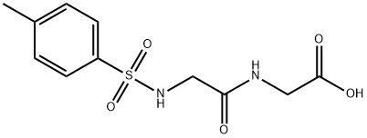 ({[(4-METHYLPHENYL)SULFONYL]AMINO}ACETYL)AMINO]ACETIC ACID Struktur