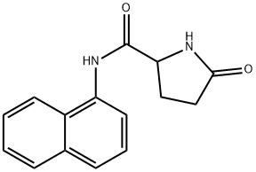 2-Pyrrolidinecarboxamide,N-1-naphthalenyl-5-oxo-(9CI) Struktur