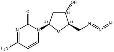 5'-Azido-2',5'-dideoxycytidine Struktur