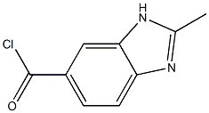 1H-Benzimidazole-5-carbonylchloride,2-methyl-(9CI)