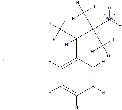 Benzeneethanamine,  -alpha-,-alpha-,-bta--trimethyl-,  conjugate  acid  (9CI) Struktur