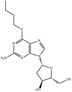 O(6)-n-butyldeoxyguanosine Struktur