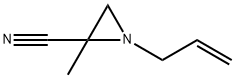 2-Aziridinecarbonitrile,2-methyl-1-(2-propenyl)-(9CI) Struktur