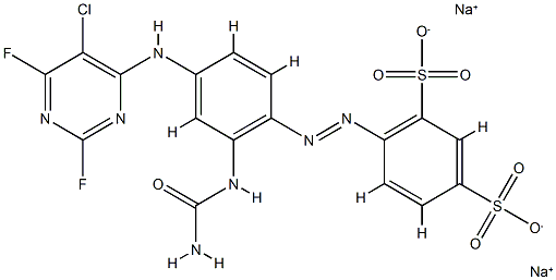 C.I.Reactive orange 67 Struktur