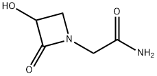 1-Azetidineacetamide,3-hydroxy-2-oxo-(9CI) Struktur