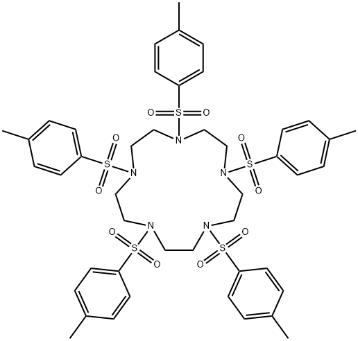 PENTAAZA-15-CROWN-5, N,N,N ,N ,N -PENTATOSYLAMIDE Struktur