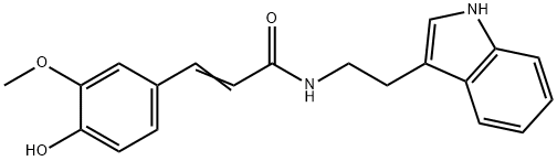 Nb-Feruloyltryptamine Struktur