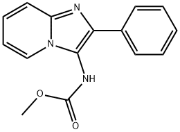 methyl 2-phenylimidazo[1,2-a]pyridin-3-ylcarbamate Struktur