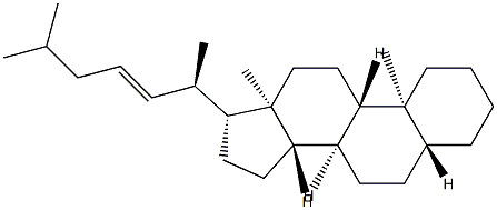 (22E)-5α-Cholest-22-ene Struktur