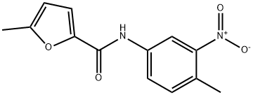 2-Furancarboxamide,5-methyl-N-(4-methyl-3-nitrophenyl)-(9CI) Struktur