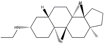 N-Ethyl-5α-androstan-3β-amine Struktur