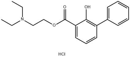 xenysalate hydrochloride Struktur