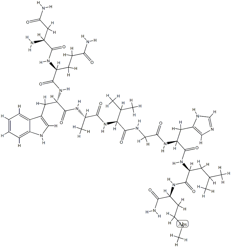 bombesin nonapeptide Struktur