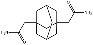 2,2'-(Adamantane-1,3-diyl)diacetamide Struktur