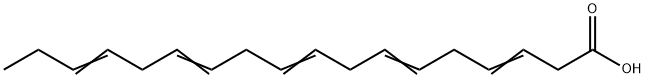 3,6,9,12,15-octadecapentaenoic acid Struktur