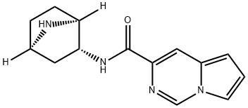 Pyrrolo[1,2-c]pyrimidine-3-carboxamide, N-(1S,2R,4R)-7-azabicyclo[2.2.1]hept- Struktur