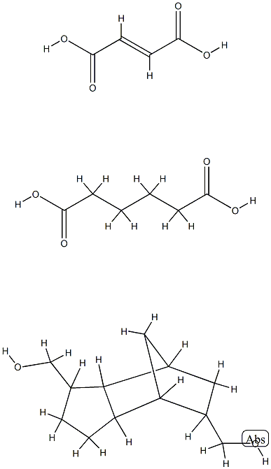 Hexanedioic acid, polymer with (2E)-2-butenedioic acid and octahydro-4,7-methano-1H-indene-5,-dimethanol Struktur