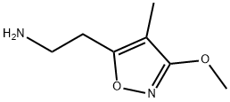 5-Isoxazoleethanamine,3-methoxy-4-methyl-(9CI) Struktur