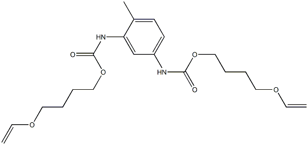 BIS(4-(VINYLOXY)BUTYL) (4-METHYL-1 3- Struktur