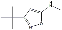 5-Isoxazolamine,3-(1,1-dimethylethyl)-N-methyl-(9CI) Struktur