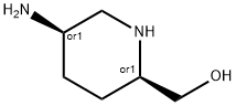 2-Piperidinemethanol,5-amino-,(2R,5R)-rel-(9CI) Struktur