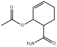 3-Cyclohexene-1-carboxamide,2-(acetyloxy)-(9CI) Struktur