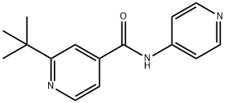 4-Pyridinecarboxamide,2-(1,1-dimethylethyl)-N-4-pyridinyl-(9CI) Struktur