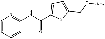 2-Thiophenecarboxamide,5-[(aminooxy)methyl]-N-2-pyridinyl-(9CI) Struktur