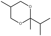 1,3-Dioxane,2,5-dimethyl-2-(1-methylethyl)-(9CI) Struktur