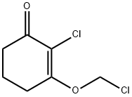 2-Cyclohexen-1-one,2-chloro-3-(chloromethoxy)-(9CI) Struktur