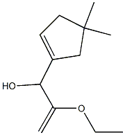 1-Cyclopentene-1-methanol,-alpha--(1-ethoxyethenyl)-4,4-dimethyl-(9CI) Struktur