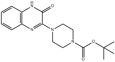 tert-Butyl 4-(3-oxo-3,4-dihydroquinoxalin-2-yl)-1,4-diazepane-1-carboxylate Struktur