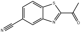 5-Benzothiazolecarbonitrile,2-acetyl-(9CI) Struktur