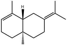 (4aR)-3,4,4a,5,6,7,8,8aα-Octahydro-1,4aβ-dimethyl-7-(1-methylethylidene)naphthalene Struktur