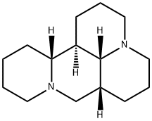 (7aR,7aβ,13aβ,13bα,13cβ)-Dodecahydro-1H,5H,10H-dipyrido[2,1-f:3',2',1'-ij][1,6]naphthyridine Struktur