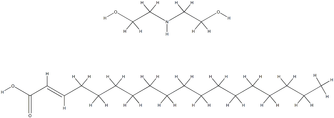 octadecenoic acid, compound with 2,2'-iminodiethanol (1:1) Struktur