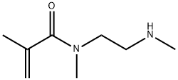 2-Propenamide,N,2-dimethyl-N-[2-(methylamino)ethyl]-(9CI) Struktur