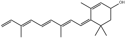 anhydrovitamin A(2) Struktur